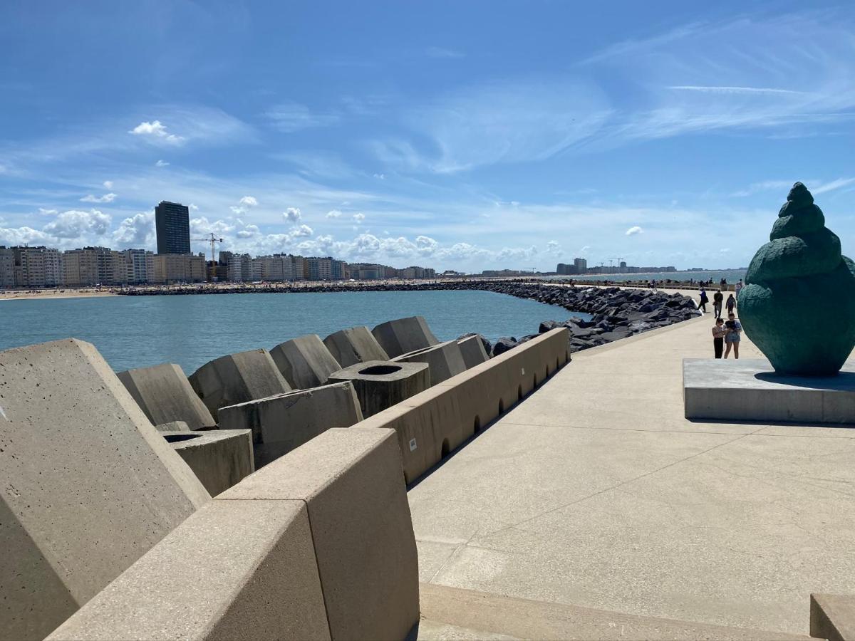 Panoramic View On Beach, Ships, Sea - Place To Be Ostende Extérieur photo