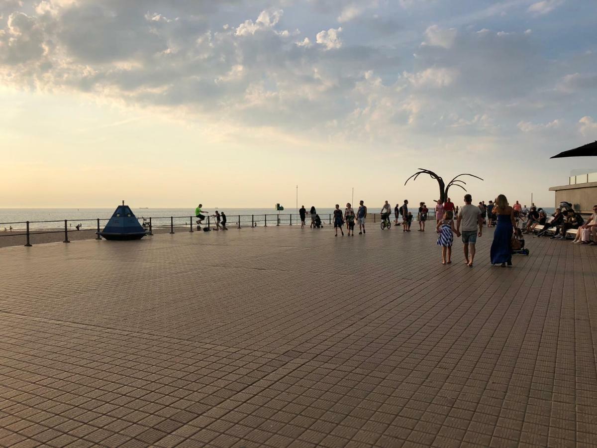Panoramic View On Beach, Ships, Sea - Place To Be Ostende Extérieur photo